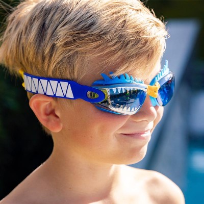 Bling2o Otroška plavalna očala - Blue Dragon S (+3)