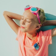 Bling2o Otroška plavalna očala -  Pink N Boots - M  (+6)