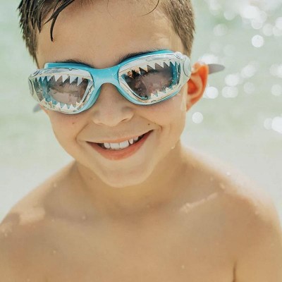 Bling2o Otroška plavalna očala - Baby Blue Tip Shark - M (+6)