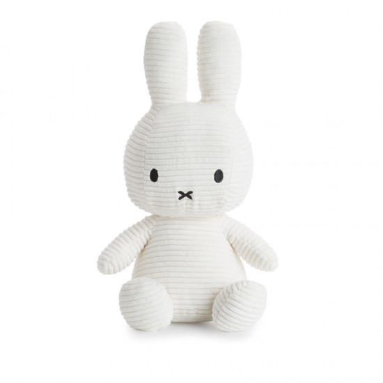 Miffy zajček mehka igrača ECO Corduroy Offhite - 33 cm