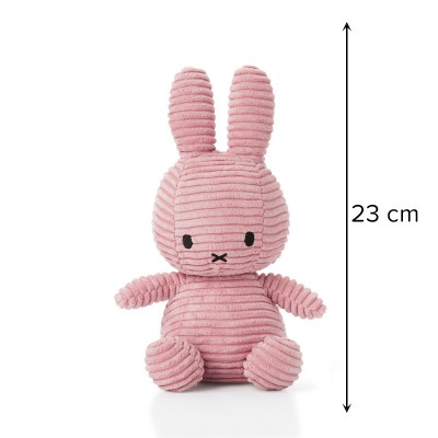 Miffy zajček mehka igrača ECO Corduroy Pink - 23 cm - BLAGO Z NAPAKO Miffy zajček mehka igrača ECO Corduroy Pink - 23 cm - BLAGO Z NAPAKO