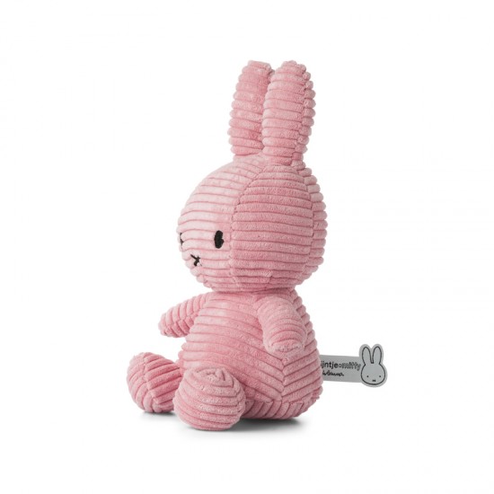 Miffy zajček mehka igrača Corduroy Pink - 23 cm