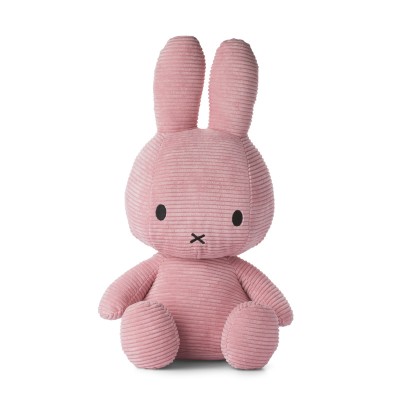 Miffy zajček mehka igrača Corduroy Pink - 50 cm