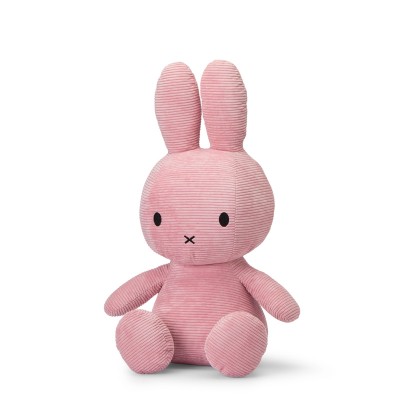 Miffy zajček mehka igrača Corduroy Pink - 70 cm