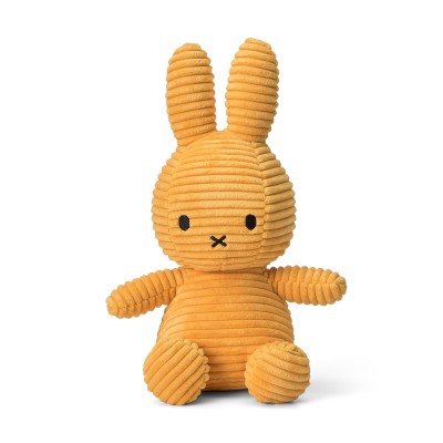Miffy zajček mehka igrača Corduroy Yellow - 23 cm - Blago z napako