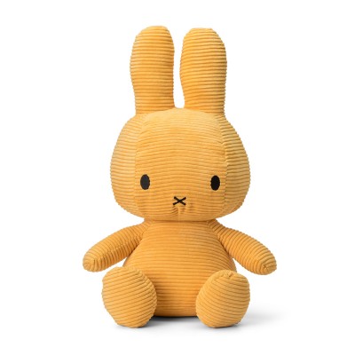 Miffy zajček mehka igrača Corduroy Yellow - 50 cm