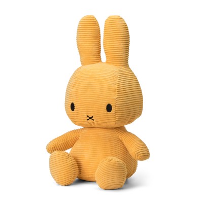 Miffy zajček mehka igrača Corduroy Yellow - 50 cm