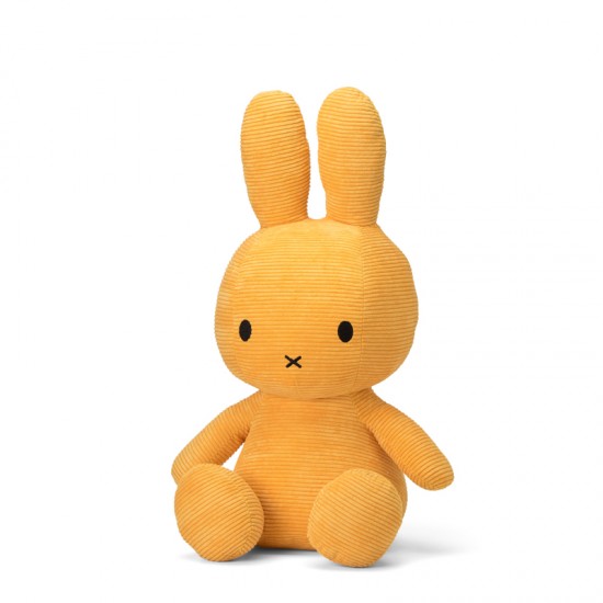 Miffy zajček mehka igrača Corduroy Yellow - 70 cm