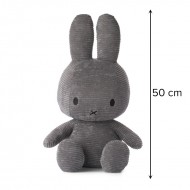 Miffy zajček mehka igrača Corduroy Grey - 50 cm  Miffy zajček mehka igrača Corduroy Grey - 50 cm