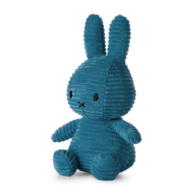 Miffy zajček mehka igrača ECO Corduroy Aviator Blue - 23 cm