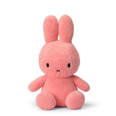 Miffy zajček mehka igrača Terry Pink - 33 cm