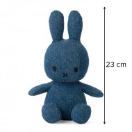 Miffy zajček mehka igrača Denim Mid Wash - 23 cm