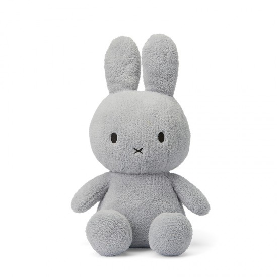 Miffy zajček mehka igrača Terry Light Grey - 33 cm