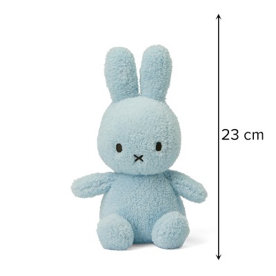 Miffy zajček mehka igrača Terry Light Blue - 23 cm