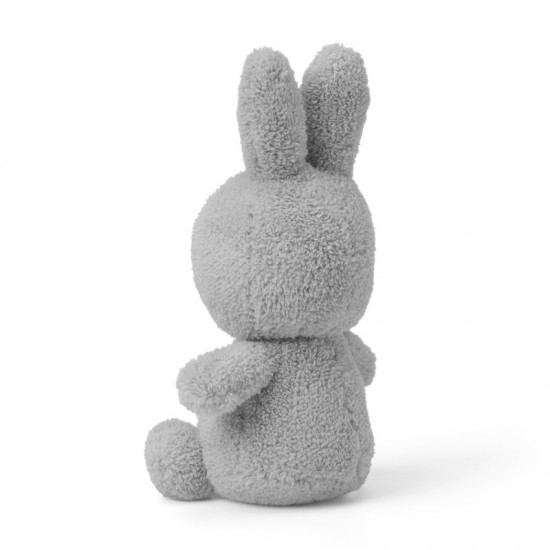 Miffy zajček mehka igrača Terry Light Grey - 23 cm