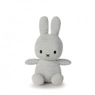 Miffy zajček mehka igrača Corduroy Soft Grey - 23 cm