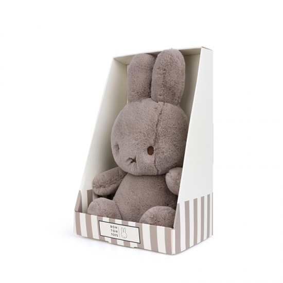 Miffy zajček mehka igrača Cozy Taupe - 23 cm - Giftbox - POŠKODOVANA EMBALAŽA