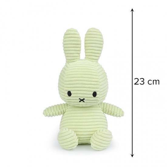 Miffy zajček mehka igrača ECO Corduroy - Fresh Mint - 23 cm Miffy zajček mehka igrača ECO Corduroy - Fresh Mint - 23 cm