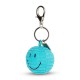 Smiley obesek za ključe ECO Corduroy - Teal - 4,5 cm