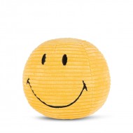 Smiley mehka igrača ECO Corduroy - Yellow - 13 cm