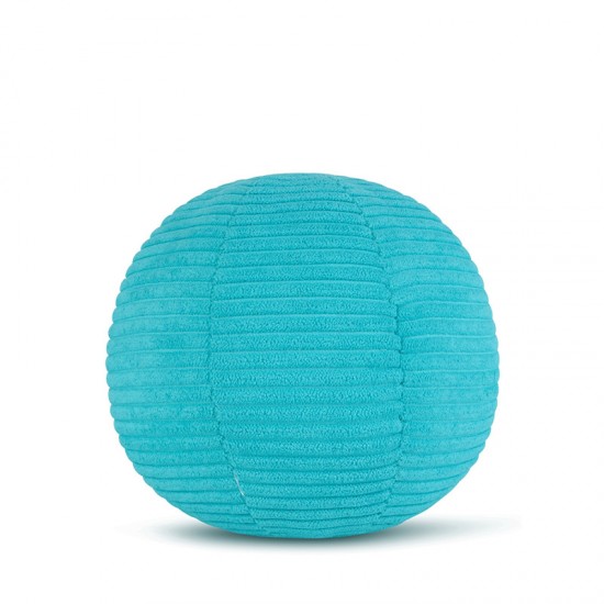 Smiley mehka igrača ECO Corduroy - Teal - 13 cm