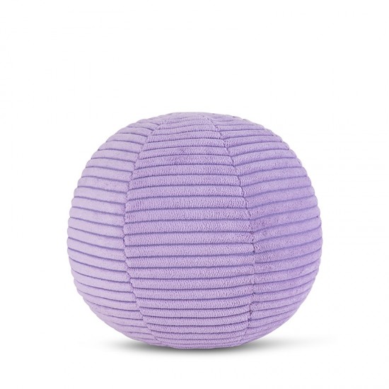 Smiley mehka igrača ECO Corduroy - Dark Purple - 13 cm