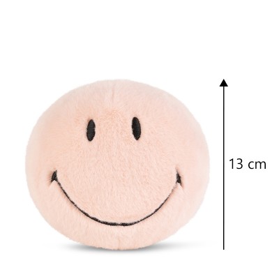 Smiley mehka igrača ECO Fuzzy - Pink - 13 cm