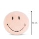 Smiley mehka igrača ECO Fuzzy - Pink - 13 cm
