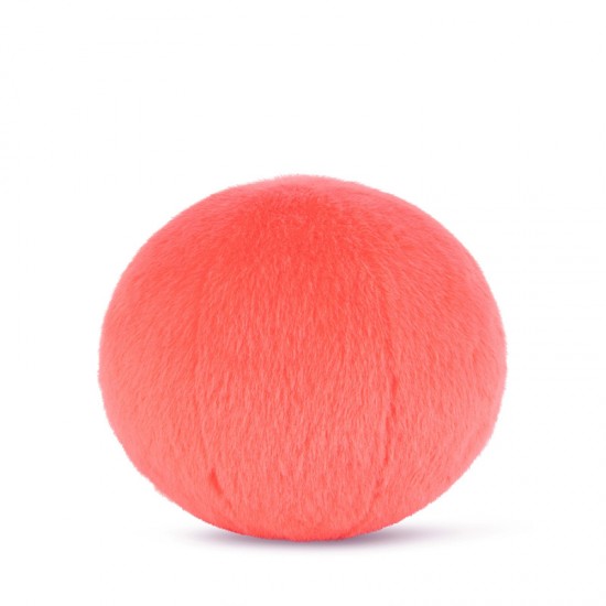 Smiley mehka igrača ECO Fuzzy - Bright Coral - 13 cm