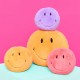Smiley mehka igrača ECO Fuzzy - Yellow - 13 cm