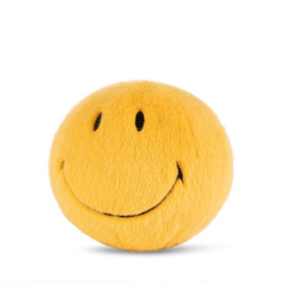 Smiley mehka igrača ECO Fuzzy - Yellow - 13 cm