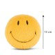 Smiley mehka igrača ECO Fuzzy - Yellow - 13 cm