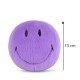 Smiley mehka igrača ECO Fuzzy - Bright Purple - 13 cm