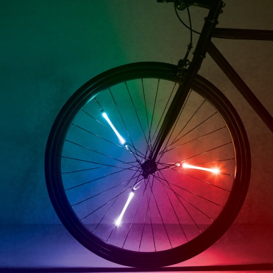 Brightz Spoke Tube Led lučke za špice na kolesu - Večbarvne