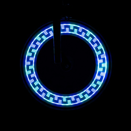 Brightz Spoke LED lučka za kolo z vzorci