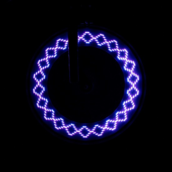 Brightz Spoke LED lučka za kolo z vzorci