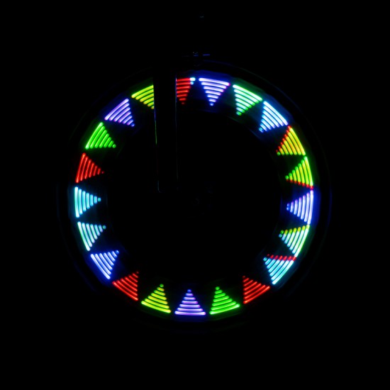 Brightz Spoke LED lučka za kolo z vzorci
