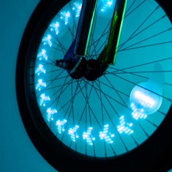 Brightz Spoke LED lučka za kolo z vzorci
