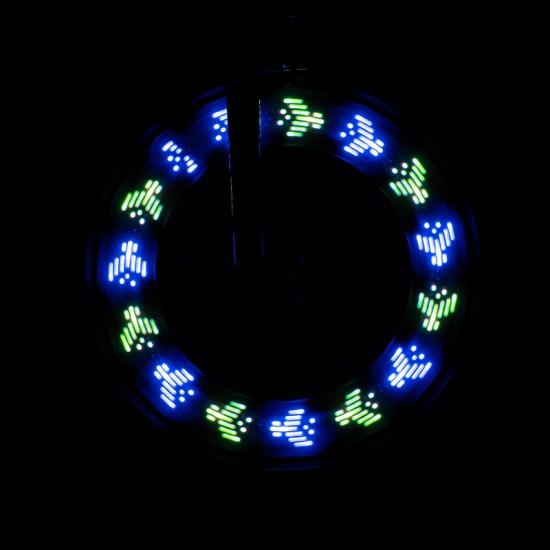 Brightz Spoke LED lučka za kolo z vzorci