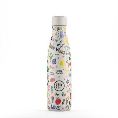Cool Bottles steklenička iz nerjavečega jekla 500ml - Good Vibes