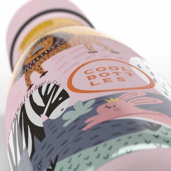 Cool Bottles steklenička iz nerjavečega jekla 260ml - Savannah Kingdom