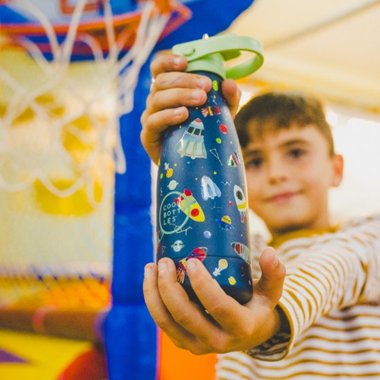 Cool Bottles steklenička iz nerjavečega jekla 260ml - Space Rockets