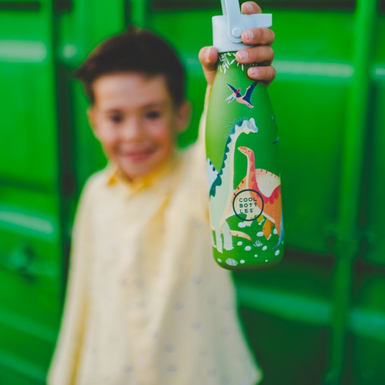 Cool Bottles steklenička iz nerjavečega jekla 350ml - Jurassic Era