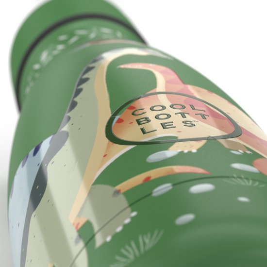 Cool Bottles steklenička iz nerjavečega jekla 350ml - Jurassic Era