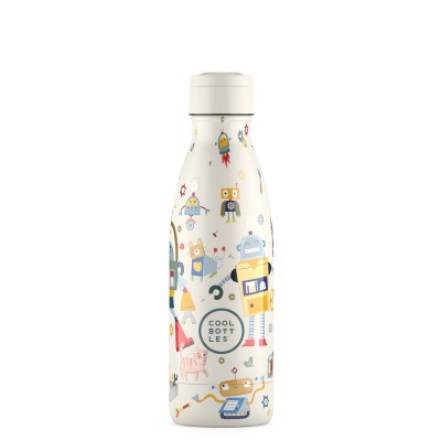 Cool Bottles steklenička iz nerjavečega jekla 350ml - Messy Robots