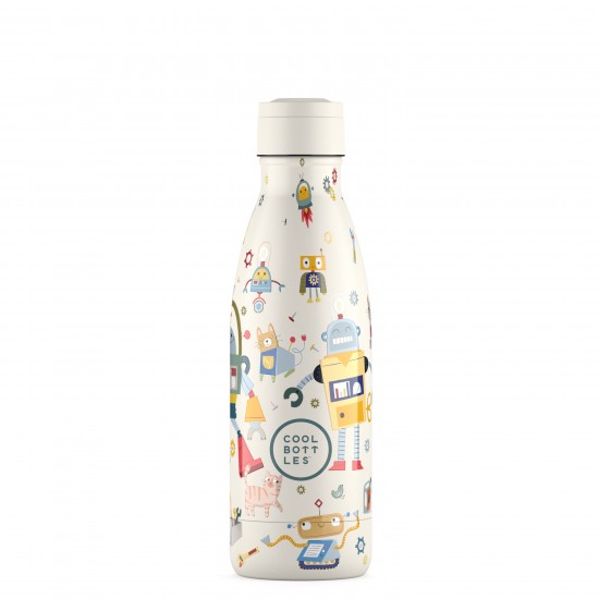 Cool Bottles steklenička iz nerjavečega jekla 350ml - Messy Robots
