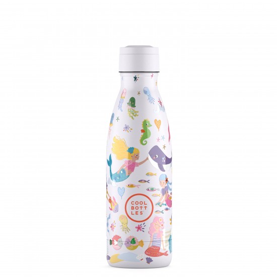 Cool Bottles steklenička iz nerjavečega jekla 350ml - Sweet Mermaids