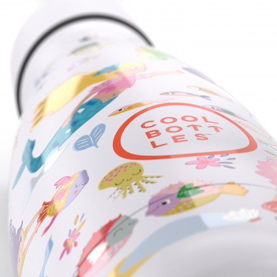 Cool Bottles steklenička iz nerjavečega jekla 350ml - Sweet Mermaids