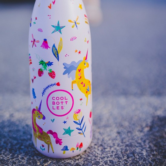 Cool Bottles steklenička iz nerjavečega jekla 350ml - Funny Unicorns