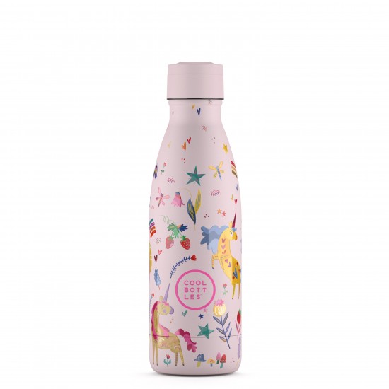 Cool Bottles steklenička iz nerjavečega jekla 350ml - Funny Unicorns